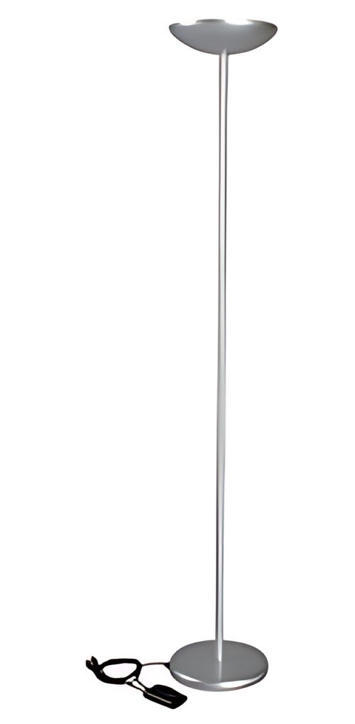 MAUL Lampadaire halogène MAULsky, dimmable, argent