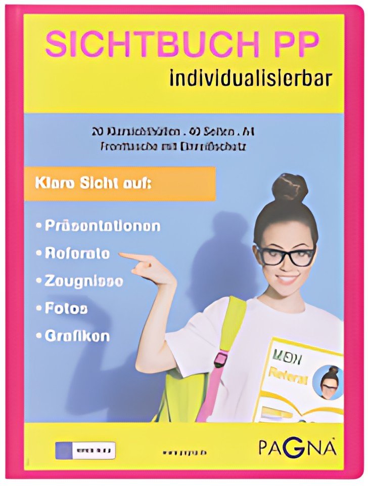 PAGNA Protège-documents de présentation "School" rose sombre