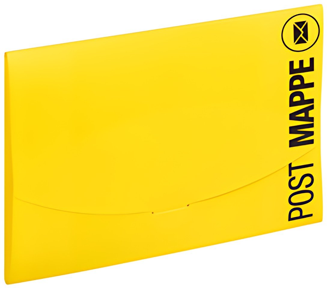Dossier postal PAGNA "Wallet", DIN A4, PP, jaune