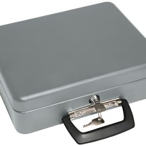 WEDO Coffret-caisse à monnaie standard, en tôle acier, gris