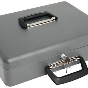 WEDO Coffret-caisse à monnaie Maxi, en tôle d'acier, gris