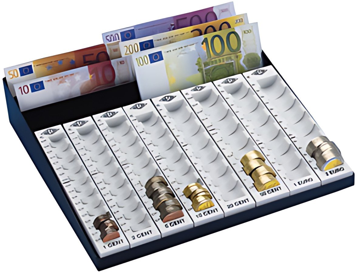 WEDO Monnayeur avec compartiment pour les billets