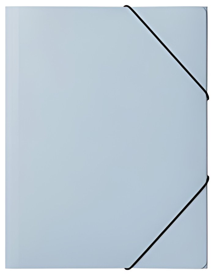 PAGNA Chemise à élastiques "Pastell eco", A4, PP, bleu