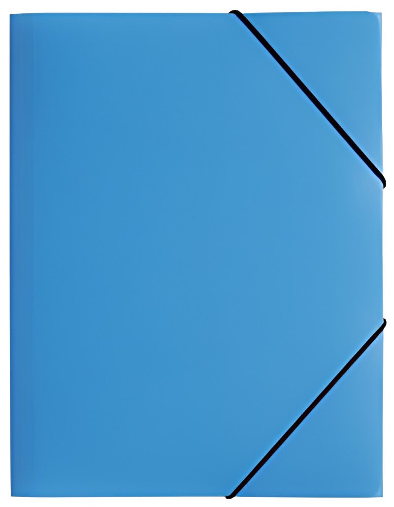 PAGNA chemise à élastique, A4, en PP, bleu clair