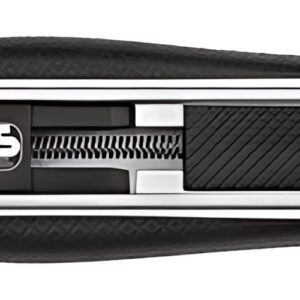 WEDO Cutter pour gauchers, lame trapèze, noir/argent