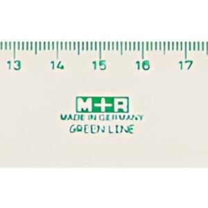 M+R Règle "Green Line", 300 mm, en matériau biologique