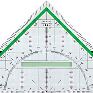 M+R Equerre géométrique "Green Line", hypoténuse: 230 mm