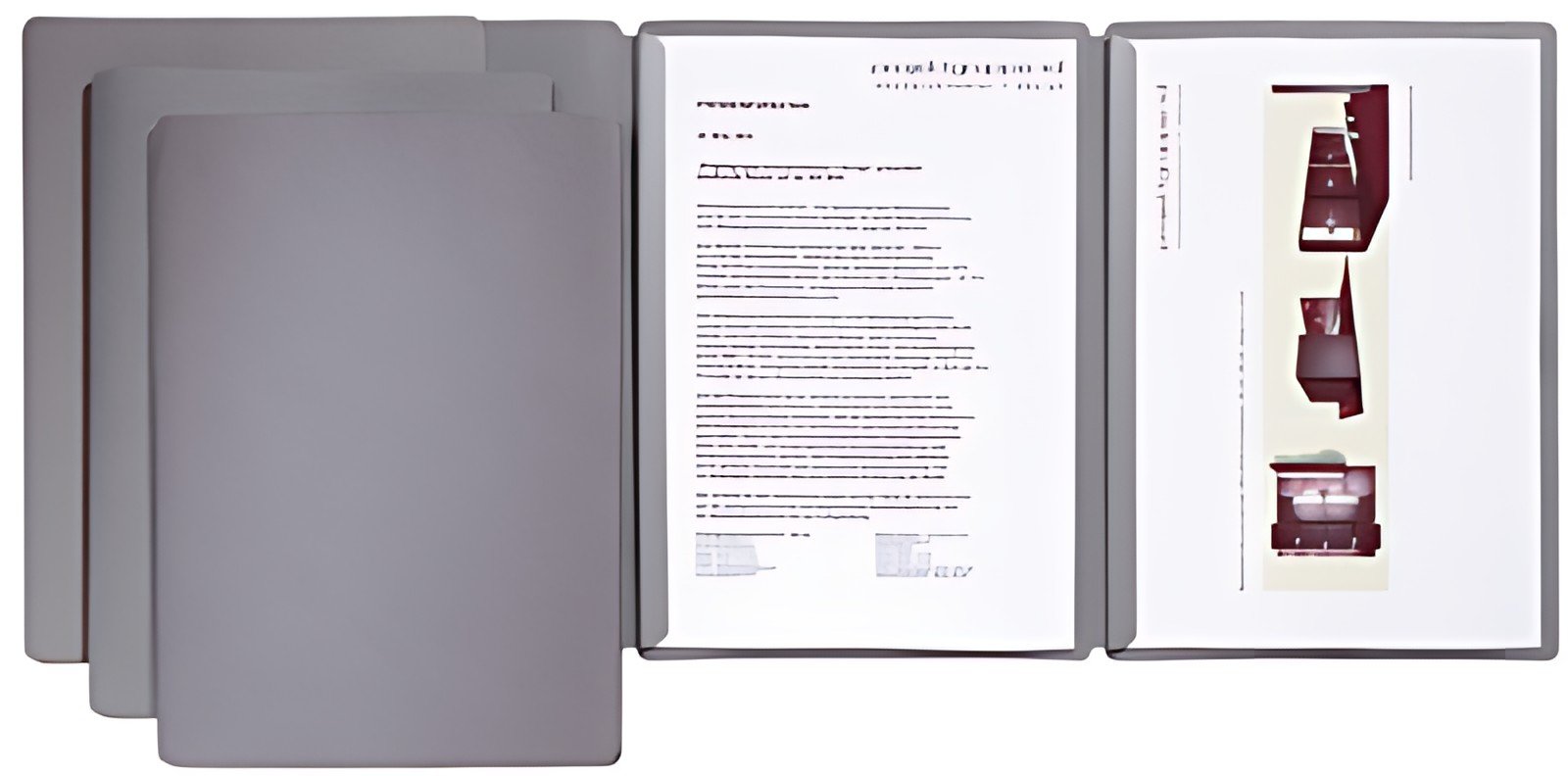 PAGNA chemise de présentation / de candidature "Sprint",gris