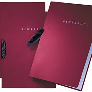 Dossier de candidature PAGNA "Swing", DIN A4, en carton, rouge