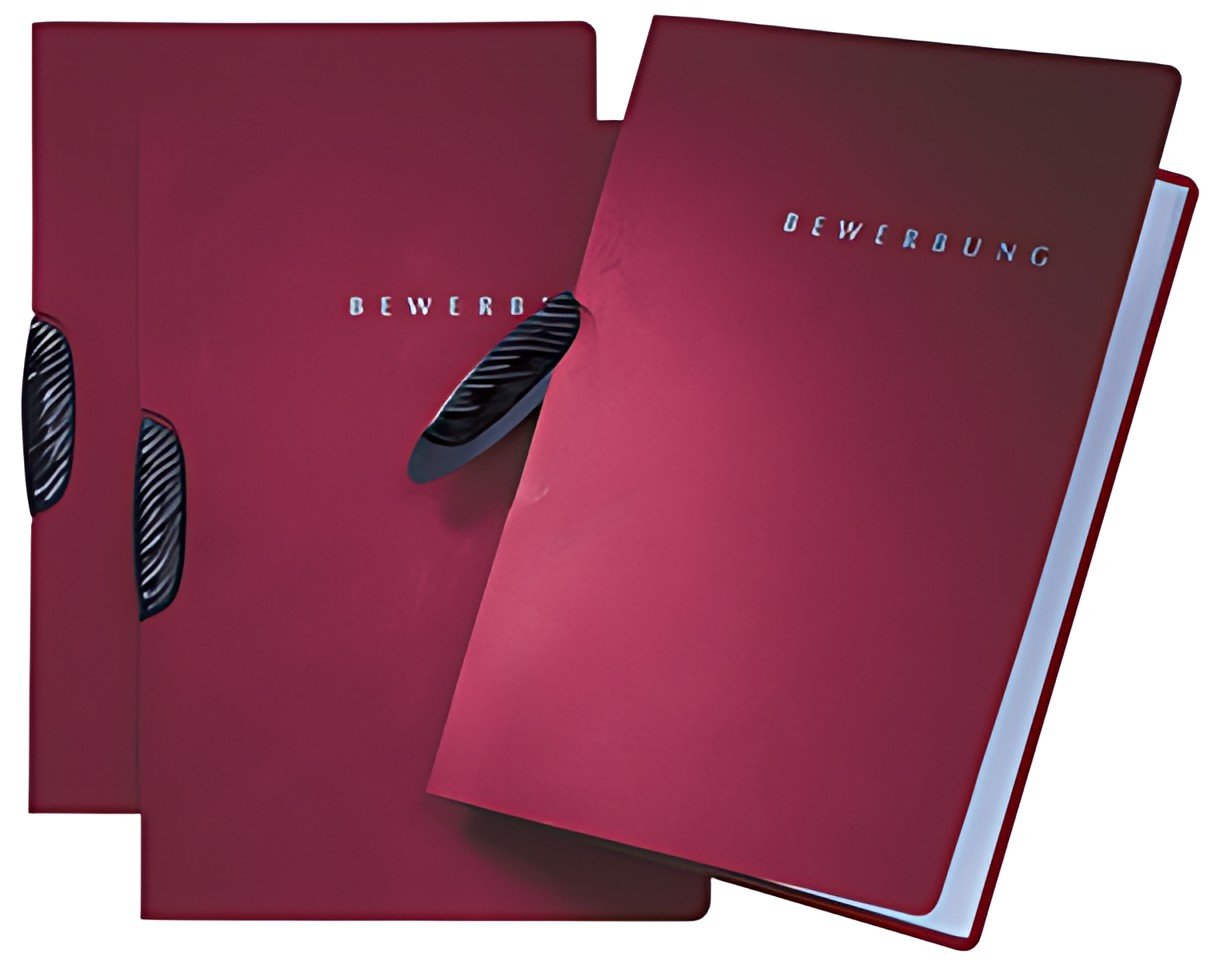 Dossier de candidature PAGNA "Swing", DIN A4, en carton, rouge