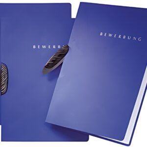 Dossier de candidature PAGNA "Swing", DIN A4, en carton, bleu