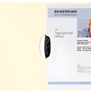 Dossier de candidature PAGNA "Swing", DIN A4, en carton, beige