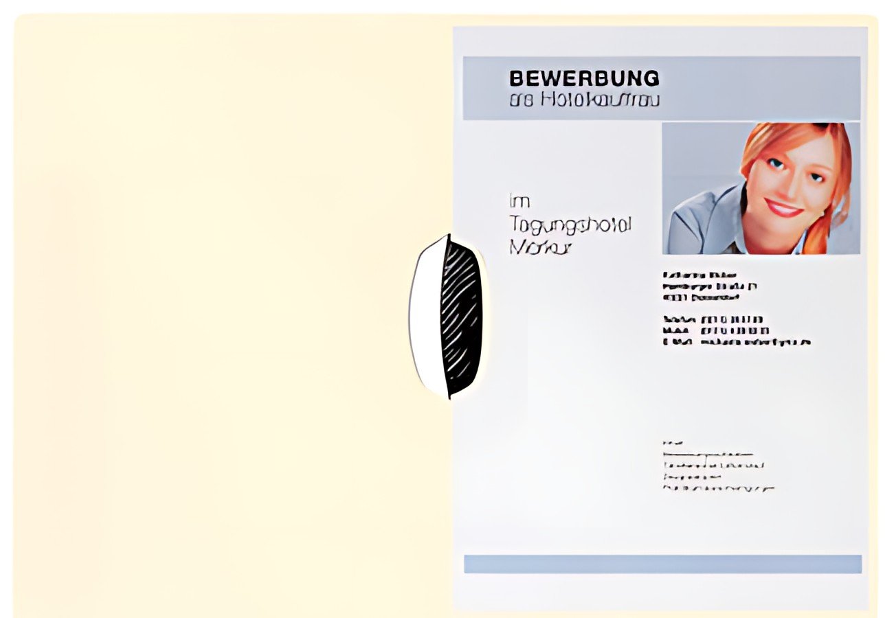 Dossier de candidature PAGNA "Swing", DIN A4, en carton, beige