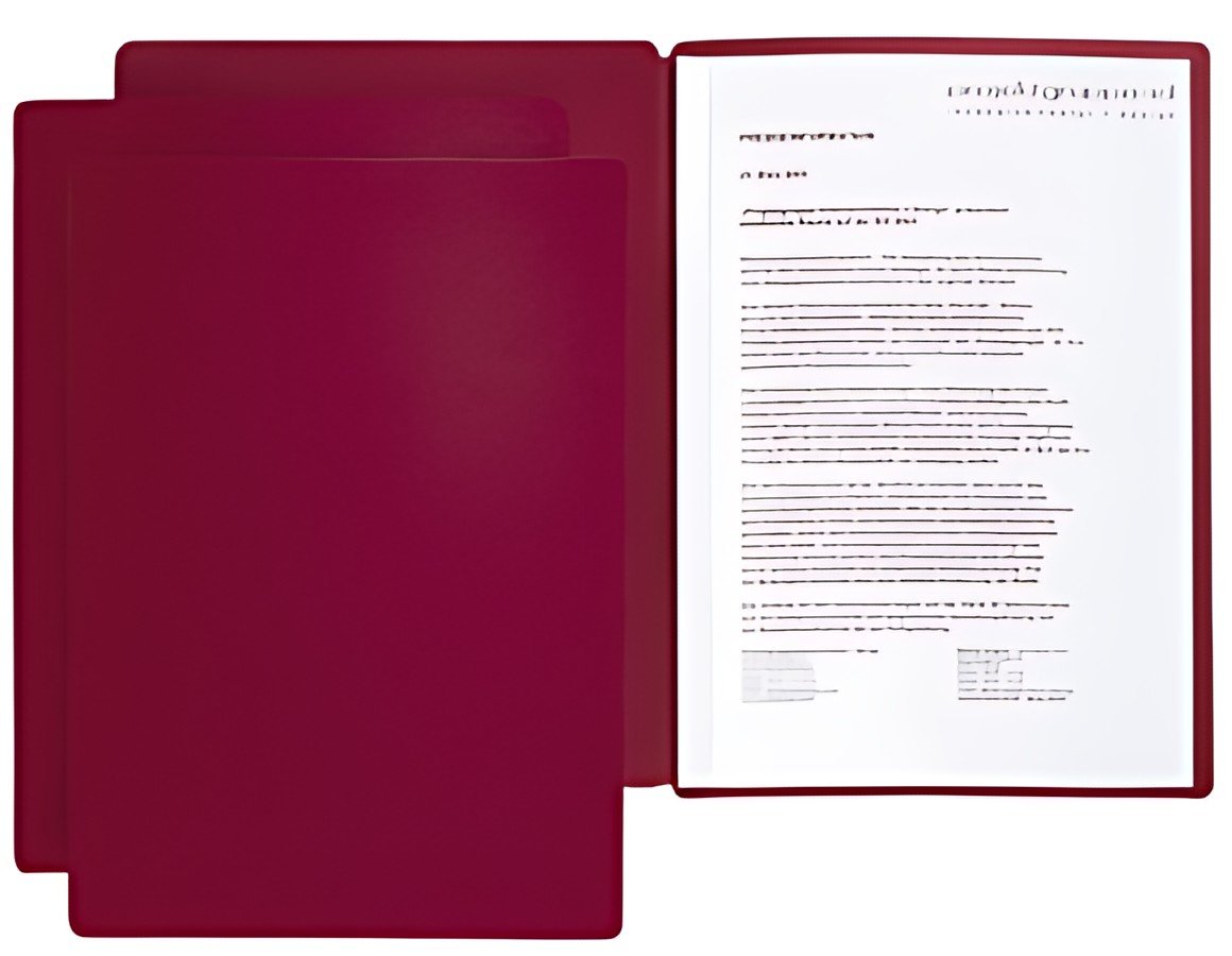 PAGNA chemise de présentation / candidature "Star", A4,rouge