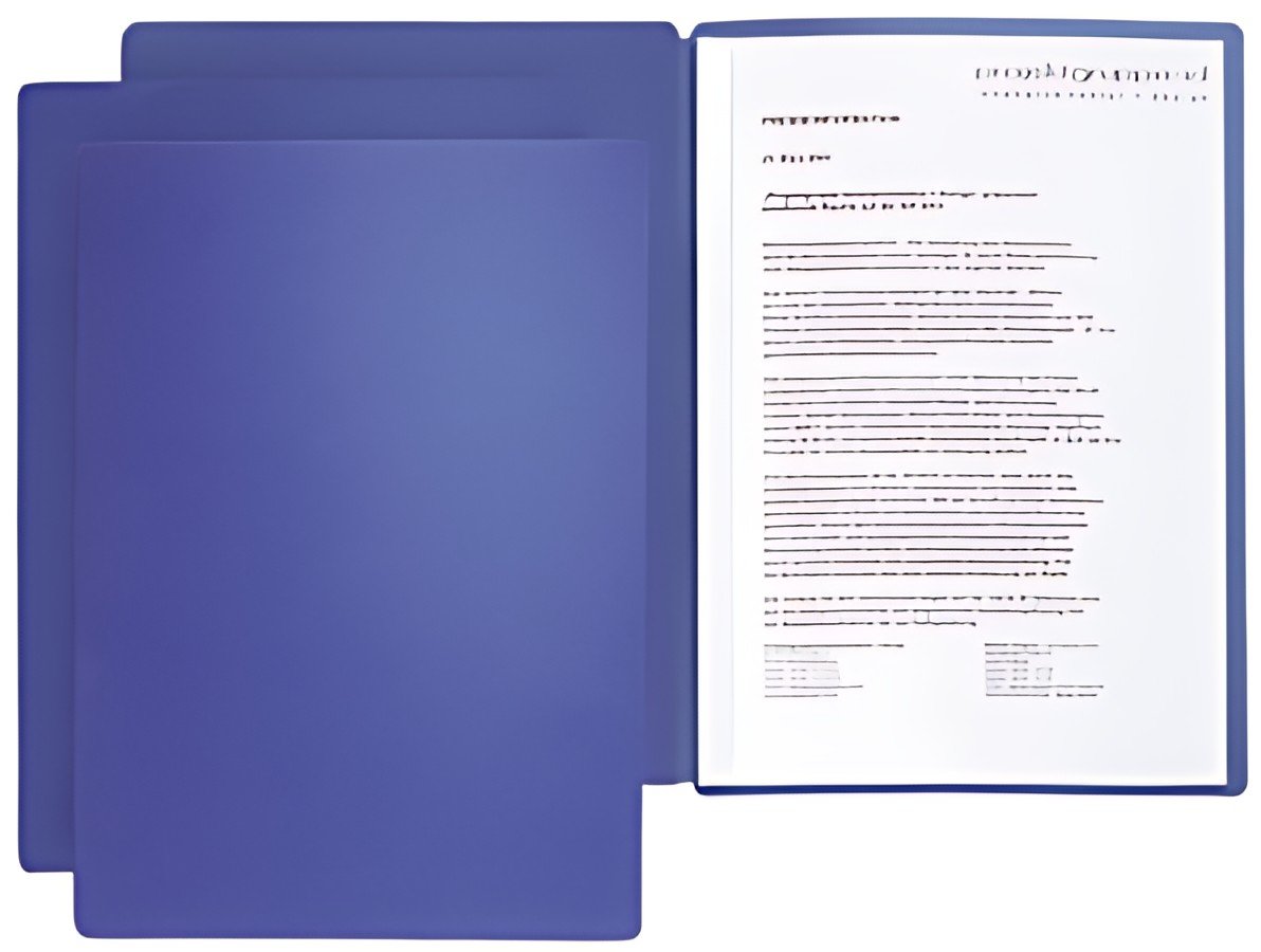 PAGNA chemise de présentation / candidature "Star", A4, bleu