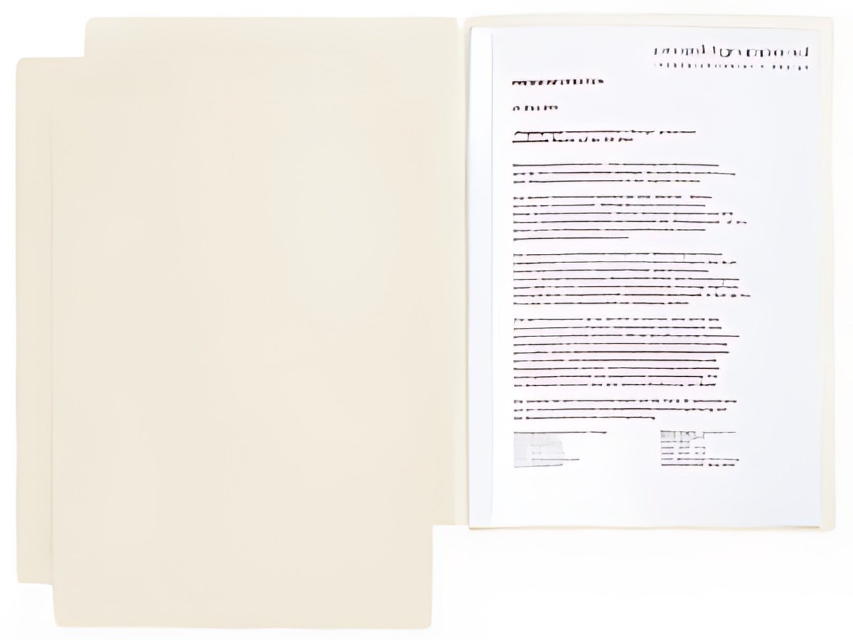 PAGNA chemise de présentation / candidature "Star", A4,beige