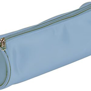 PAGNA trousse ronde tendance, en nylon, bleu clair