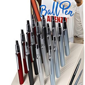 WEDO Stylo à bille rétractable ARENZO, présentoir de 16