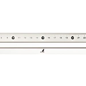 kangaro Règle en métal, en aluminium, 170 mm
