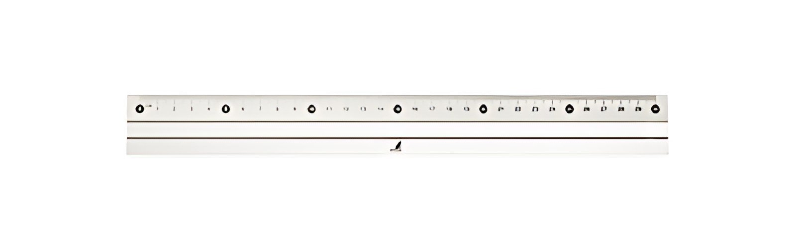 kangaro Règle en métal, en aluminium, 170 mm