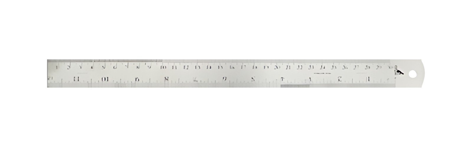 kangaro Règle en métal, inox, 450 mm