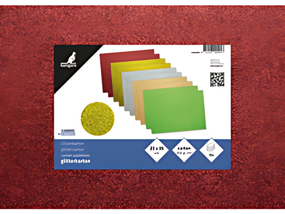 kangaro Carton pailleté, 250 x 350 m, assorti en 5 couleurs