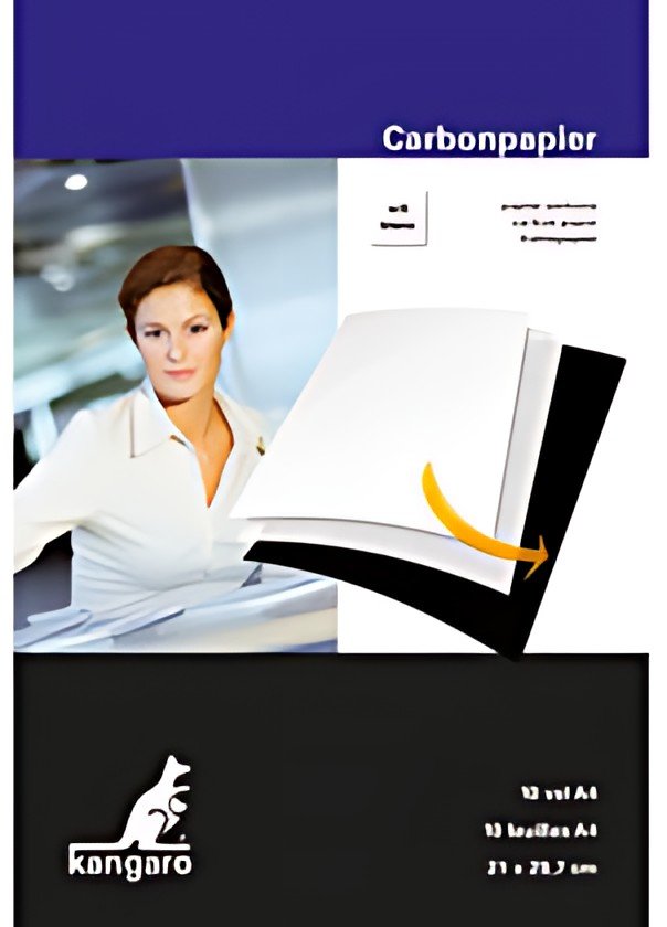 kangaro Papier carbone, A4, 10 feuilles, blanc