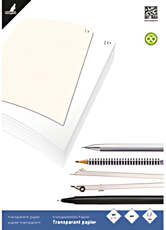 kangaro Bloc de papier calque, A3, 24 feuilles