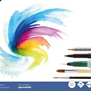 kangaro Bloc de papier aquarelle, 170 x 240 mm, 16 feuilles