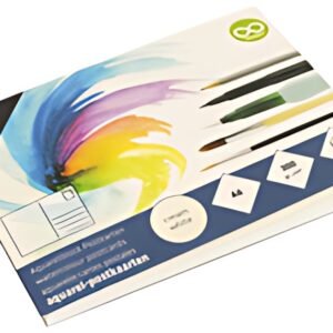 kangaro Bloc de cartes postales aquarelle, A6, 15 feuilles