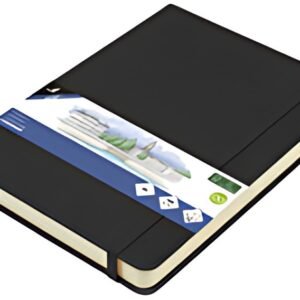 kangaro Carnet de croquis, couverture PU rigide, A6, noir