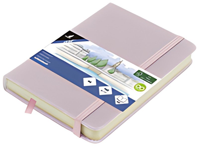 kangaro Carnet de croquis, couverture PU rigide, A6, lilas
