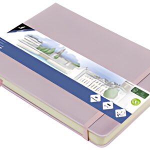 kangaro Cahier de croquis, couverture PU rigide, A5, lilas
