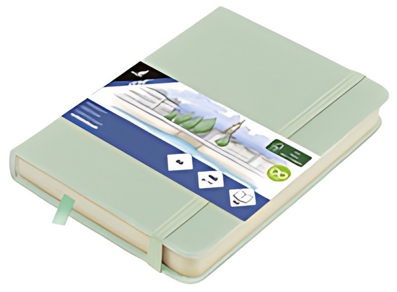 kangaro Cahier de croquis, couverture PU rigide, A4, menthe