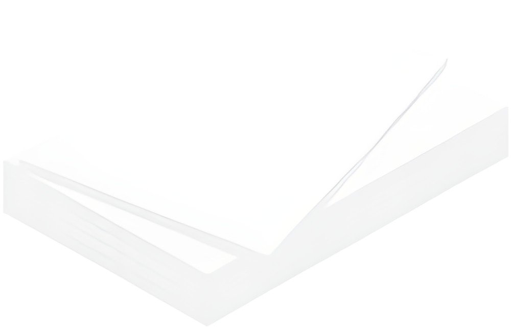 kangaro Carton plume, 700 x 1.000 mm, épaisseur 10 mm, blanc
