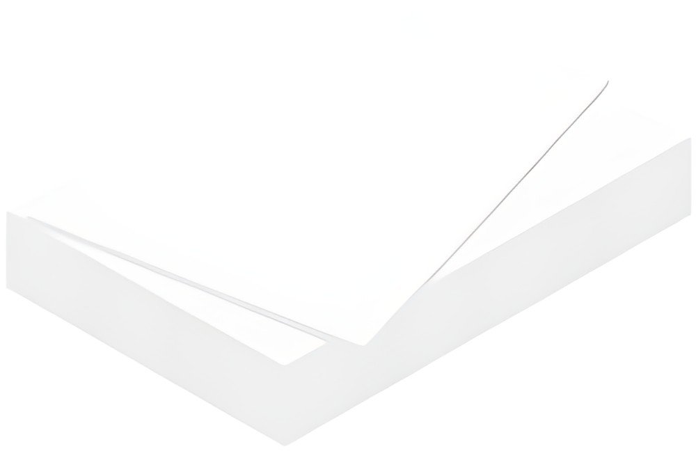 kangaro Carton plume, 700 x 1.000 mm, épaisseur: 5 mm, blanc