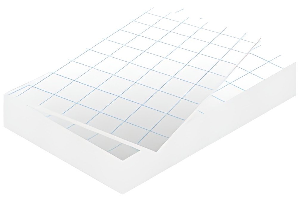 kangaro Carton plume, 500 x 700 mm, autocollant, blanc