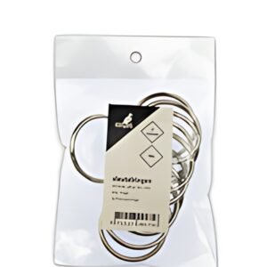 kangaro Anneau porte-clé, métal, diamètre: 32 mm, argent