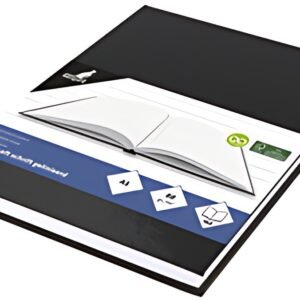kangaro Cahier, A5, 160 pages, ligné, noir