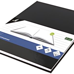 kangaro Cahier, A4, 160 pages, ligné, noir