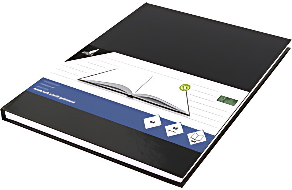 kangaro Cahier, A4, 160 pages, ligné, noir
