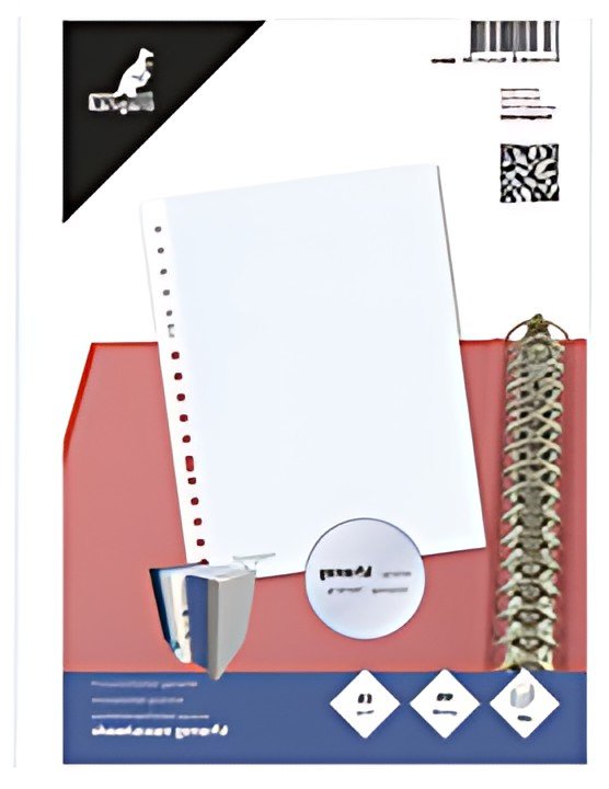 kangaro Pochette perforée, A5, PP, 0,08 mm, grainé