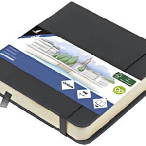 kangaro Carnet de croquis, 160 pages, 120x120 mm, cold grey