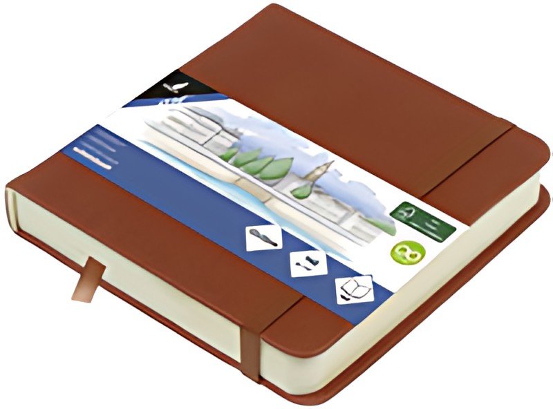 kangaro Carnet de croquis, 160 pages, 120x120 mm, cognac