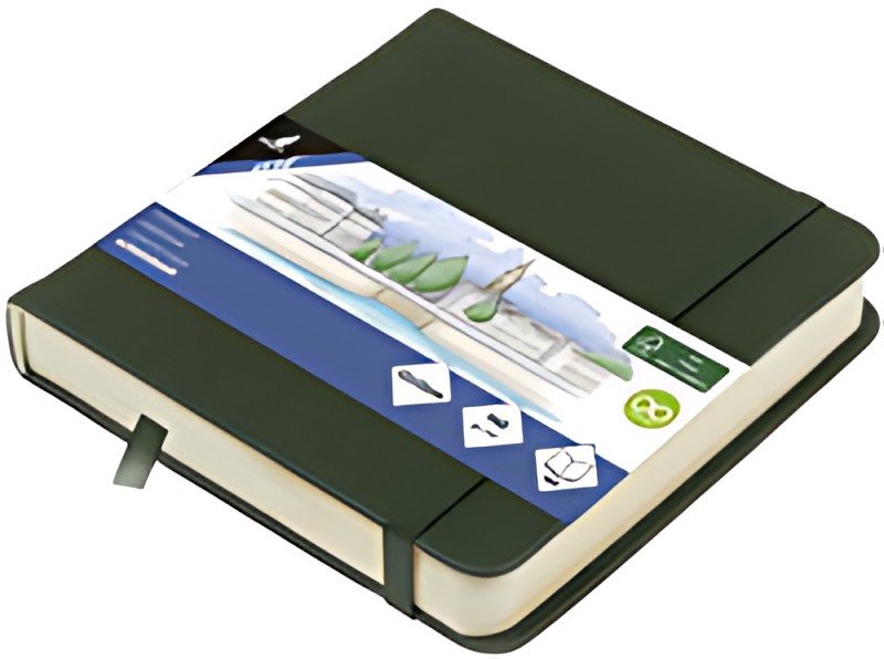 kangaro Carnet de croquis, 160 p., 120x120 mm, forest green