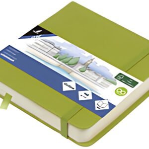 kangaro Carnet de croquis, 160 pages, 120x120 mm, lime green