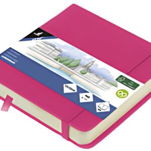 kangaro Carnet de croquis, 160 pages, 120x120 mm, hot pink