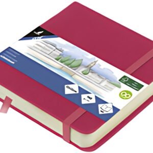 kangaro Carnet de croquis, 160 pages, 120x120 mm, ruby