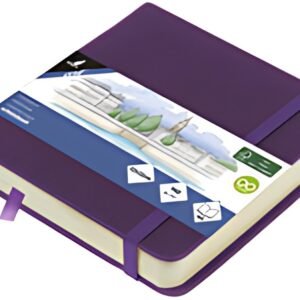 kangaro Carnet de croquis, 160 p., 120x120 mm, purple heart