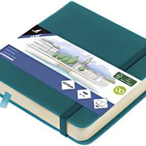 kangaro Carnet de croquis, 160 p., 120x120mm, dark turquoise